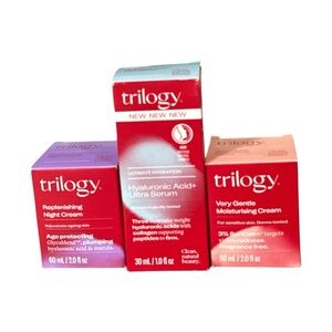 Trilogy Age-Defying Skincare Set
Hyaluronic Acid Ultra Serum Moisturising Creams